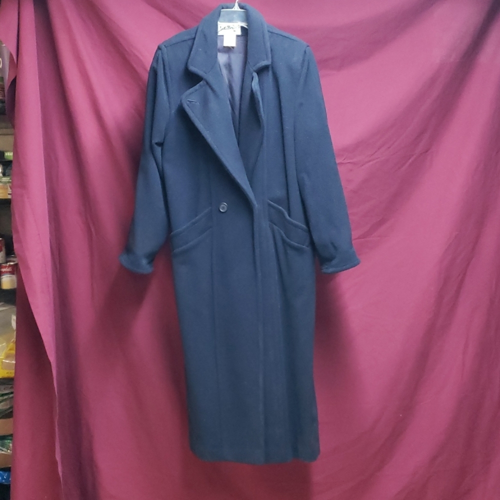 Blue Full Length Jacket.